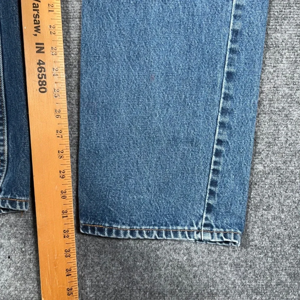 VTG Y2K‎ Levis 505 Mens 38x32 Regular Fit Straight Blue Denim Jeans Made in USA